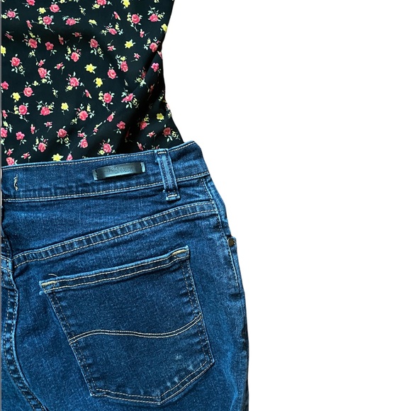 Lee Relaxed Fit 1889, Lee Dark Wash Denim Jeans, Lee Denim Pants, Womens Jeans - Picture 6 of 14